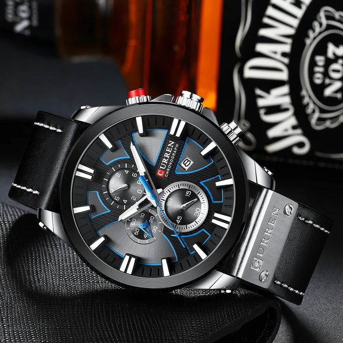 New CURREN Men Watches Fashion Quartz Wrist Watches Men's