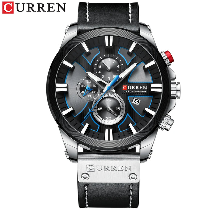 New CURREN Men Watches Fashion Quartz Wrist Watches Men's