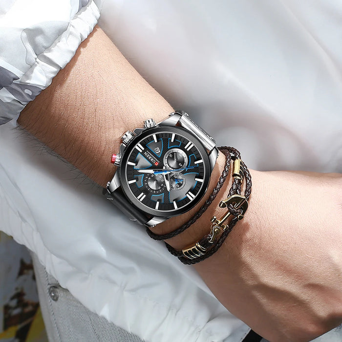 New CURREN Men Watches Fashion Quartz Wrist Watches Men's