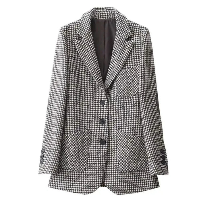 Houndstooth Woolen Suit