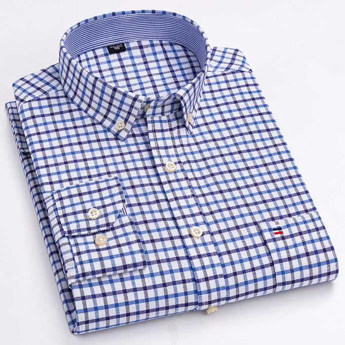Men's 100% Cotton Smart Casual Shirt