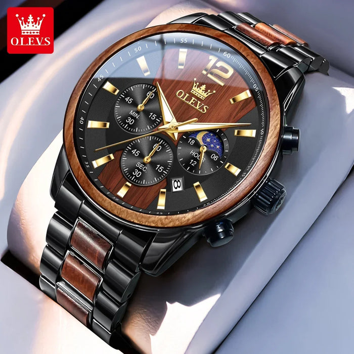 OLEVS 3645 Mens Watch Original Business Top Brand Quartz Watch