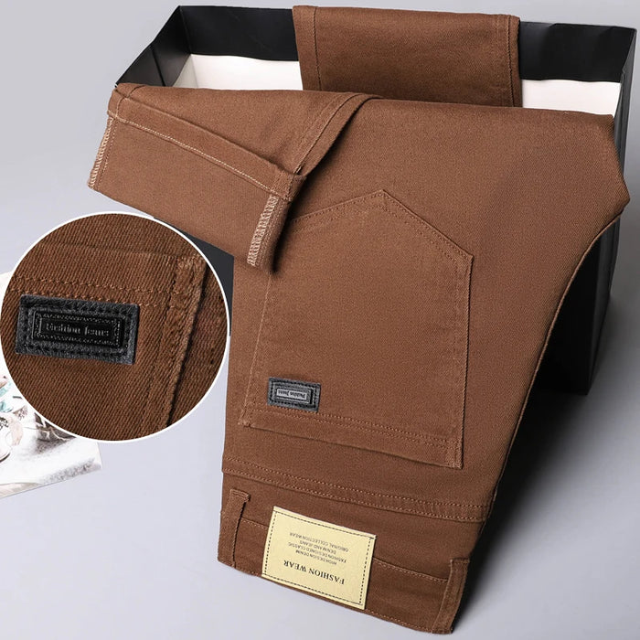 3 Colors Autumn New Men's Clothing Slim Jeans