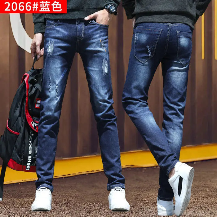 Autumn Winter Brushed Cowboy Luxury Slim Designer Clothes