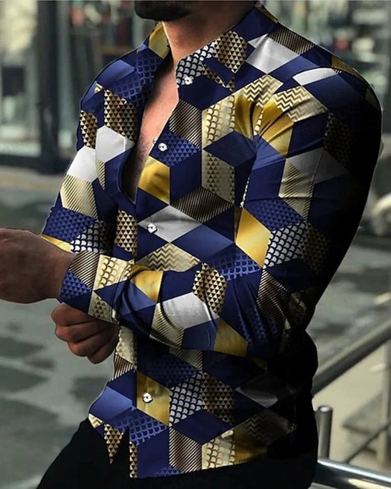 Lightning Hawaiian Shirts Floral 3d Printed Shirts Men Fashion Shirt