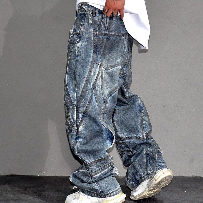 High End Men'S Clothing High Street Fashion Baggy Jeans For Men