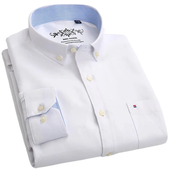 Men's 100% Cotton Smart Casual Shirt