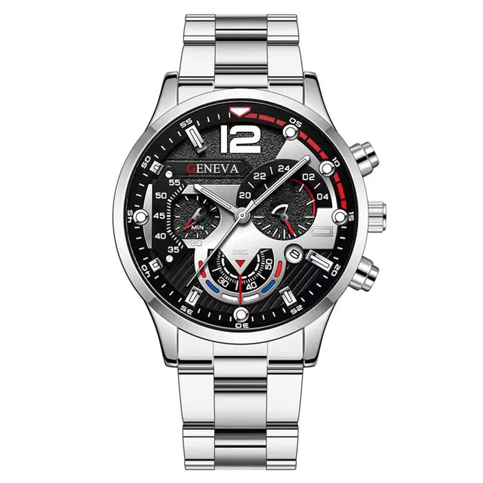 Luxury Men Watch Fashion Luminous Clock Steel Watch
