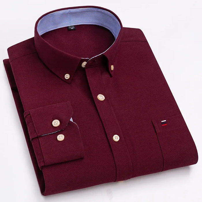 Men's 100% Cotton Smart Casual Shirt