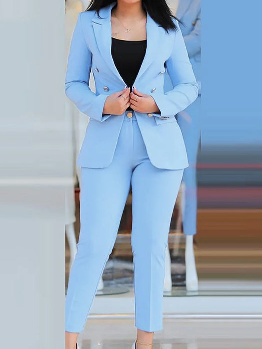 Women Two Pieces Pant Suits,