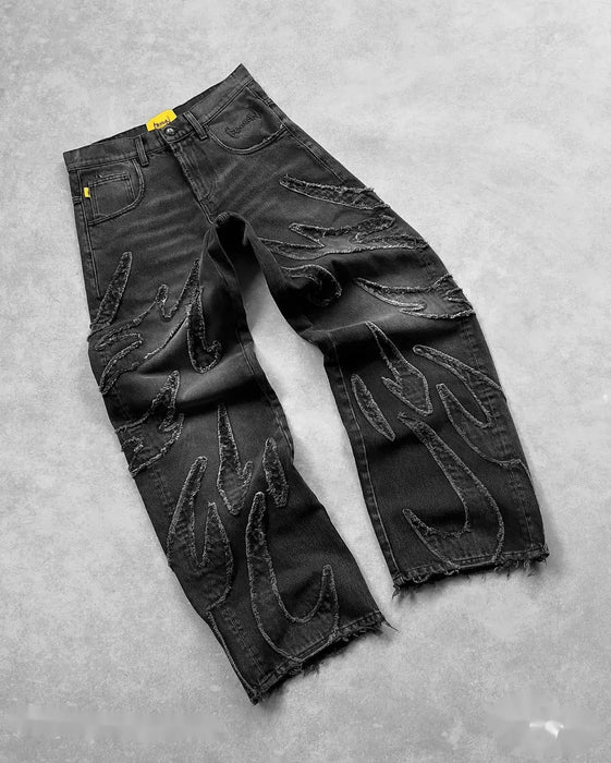 Elixir X Cozy Detachable Jeans Retro Punk Streetwear