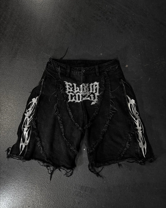 Elixir X Cozy Detachable Jeans Retro Punk Streetwear