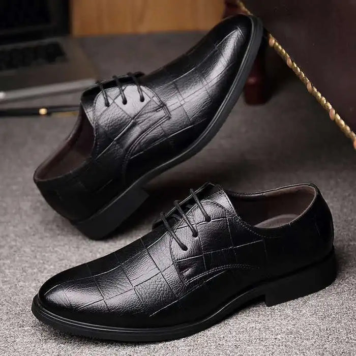 Classic Men's Leather Shoes Soft Sole Mens