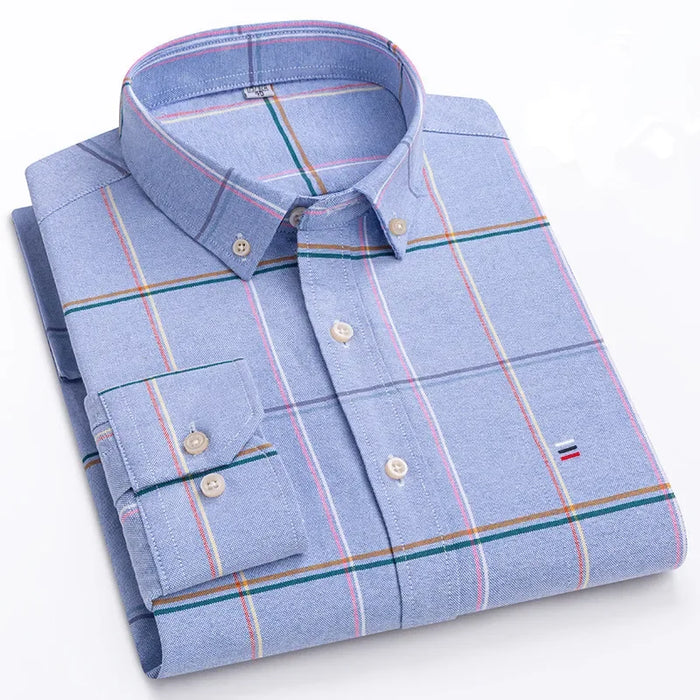Men's 100% Cotton Smart Casual Shirt