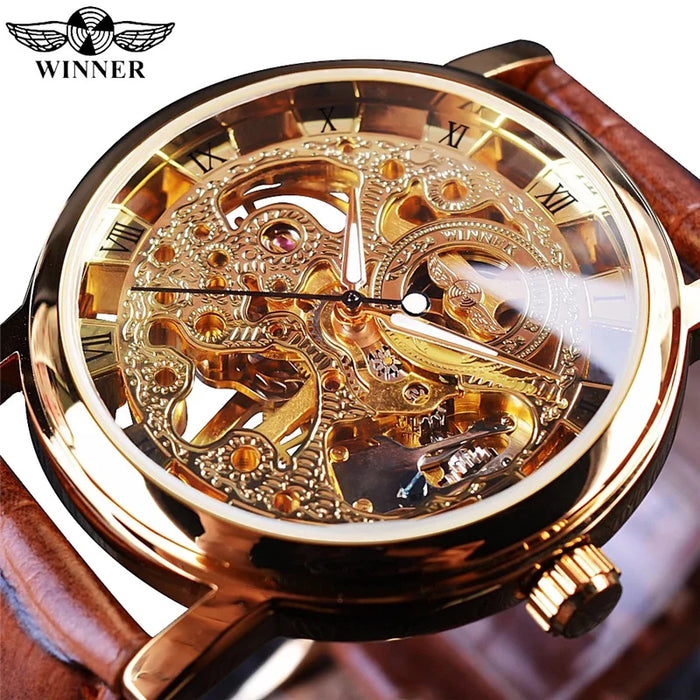 Winner 36A Original Brand Fashion Manual Mechanical Watch For Men
