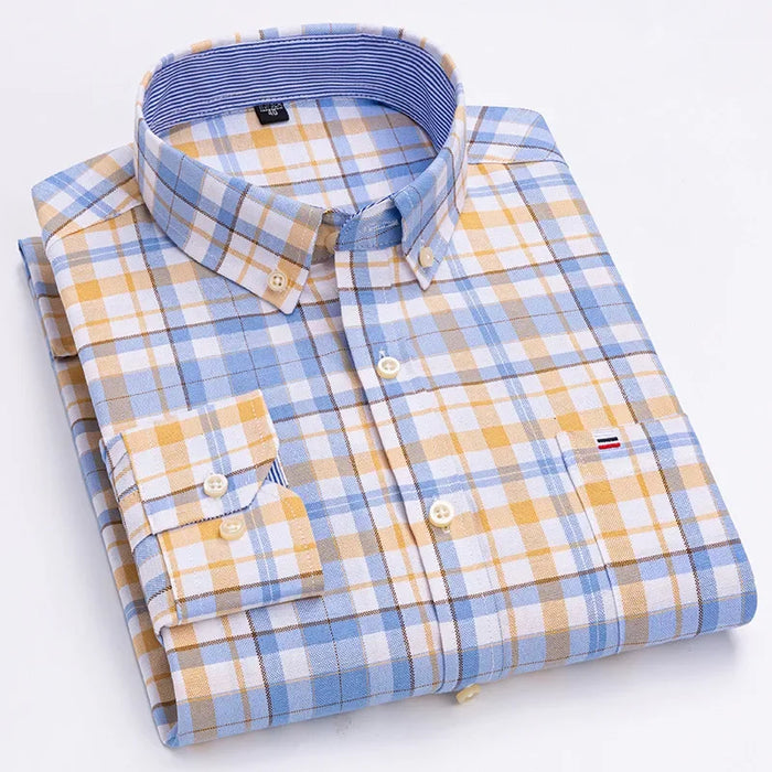 Men's 100% Cotton Smart Casual Shirt