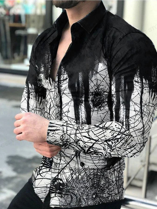 Lightning Hawaiian Shirts Floral 3d Printed Shirts Men Fashion Shirt