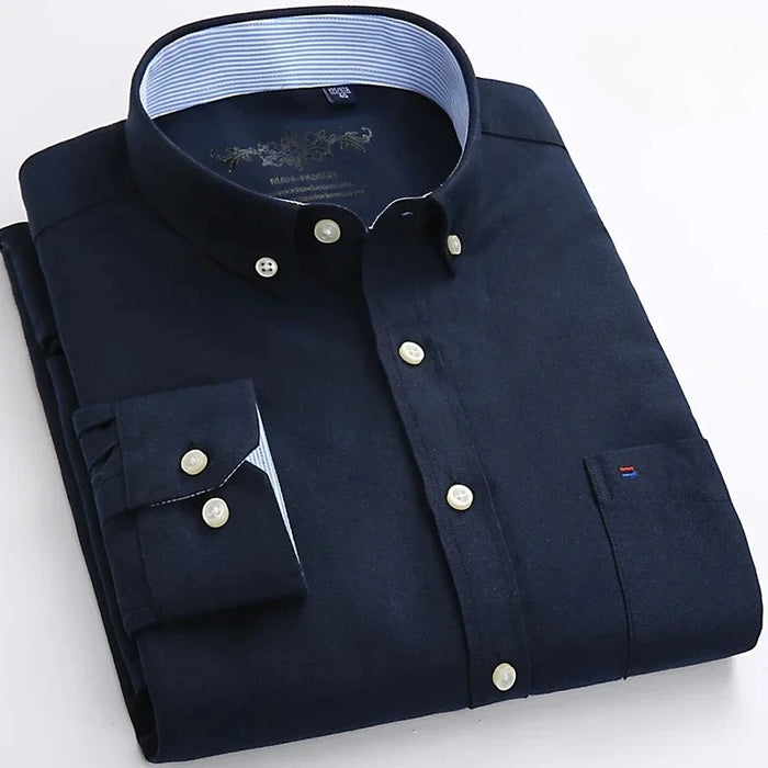 Men's 100% Cotton Smart Casual Shirt