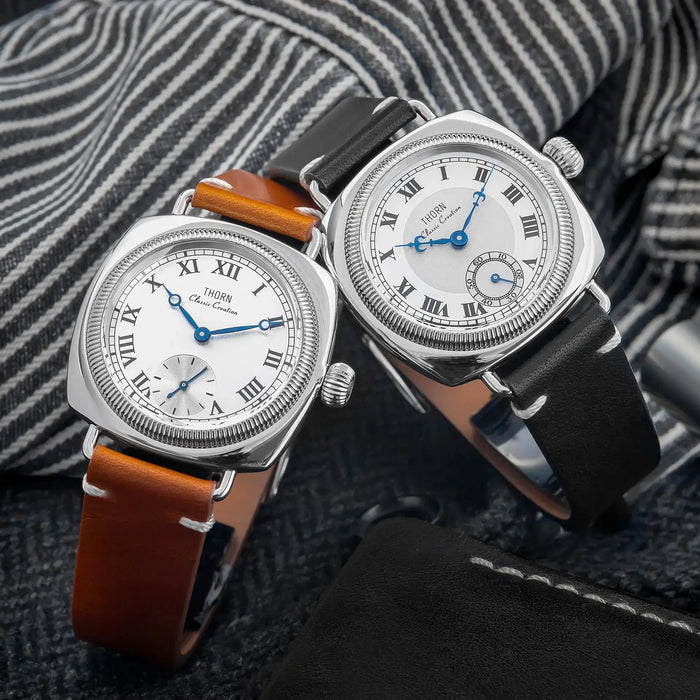 THORN  T002 Watch Tribute To Classic Oyster Style Antique Pillow Shaped Watch,