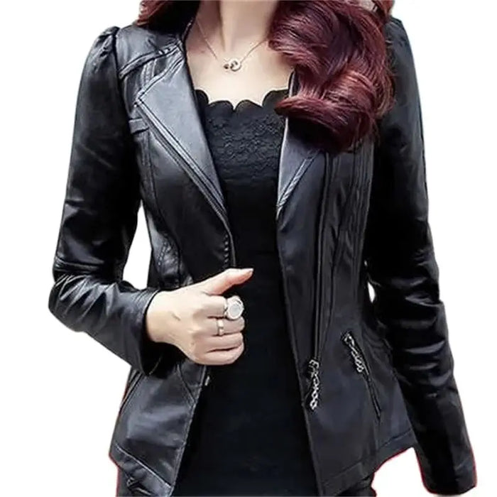 2024 Ladies Leather Autumn New Pu Short Small Leather