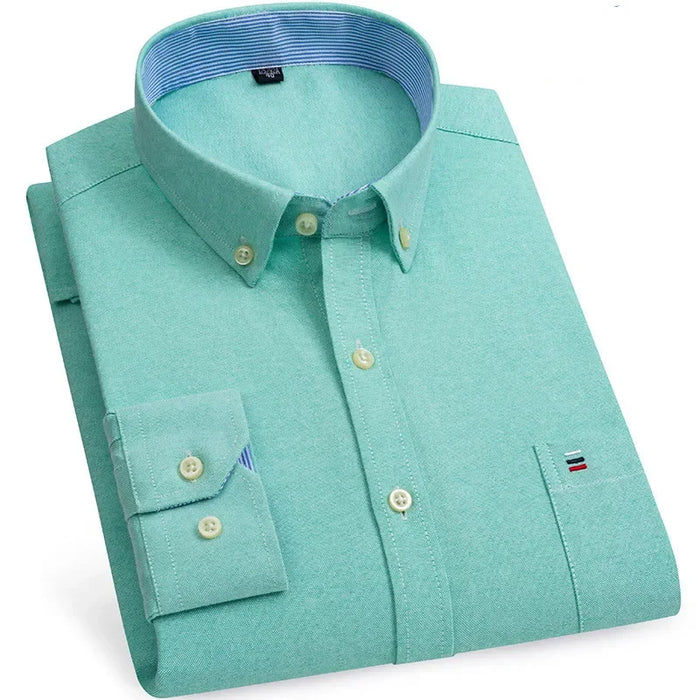 Men's 100% Cotton Smart Casual Shirt