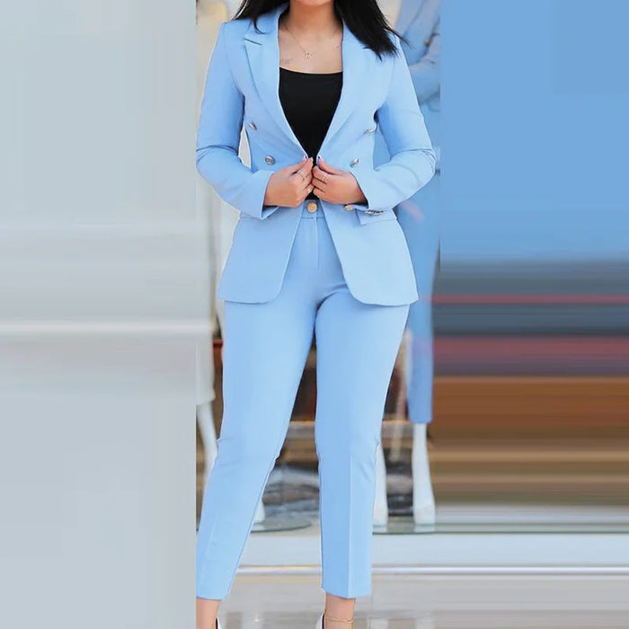 Women Two Pieces Pant Suits,