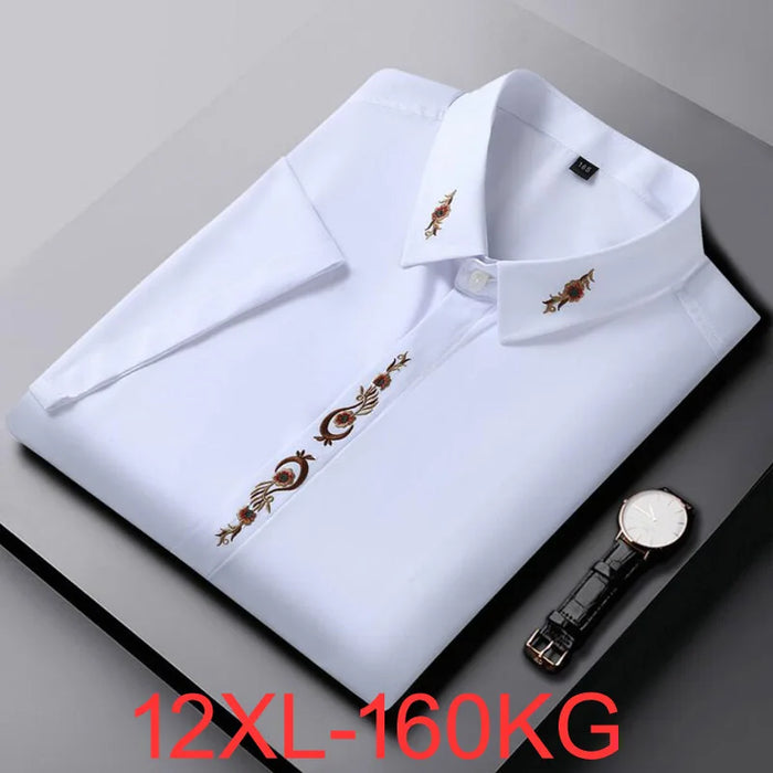 High quality summer 10XL 12XL Large Size Men Shirt