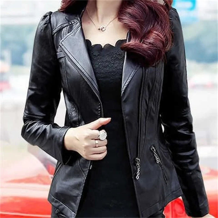 2024 Ladies Leather Autumn New Pu Short Small Leather