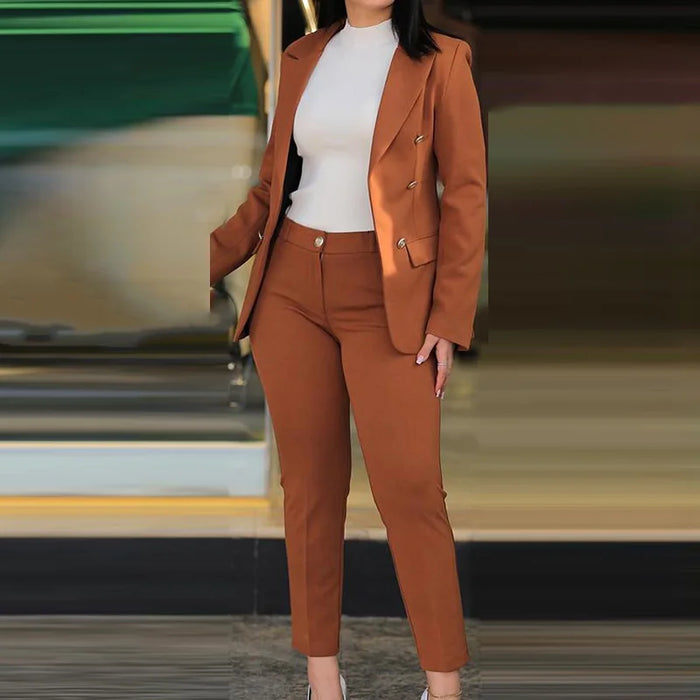 Women Two Pieces Pant Suits,