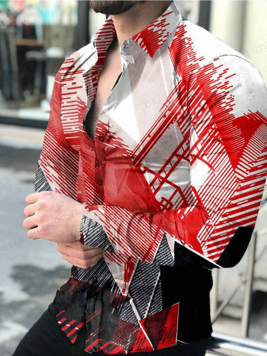 Lightning Hawaiian Shirts Floral 3d Printed Shirts Men Fashion Shirt
