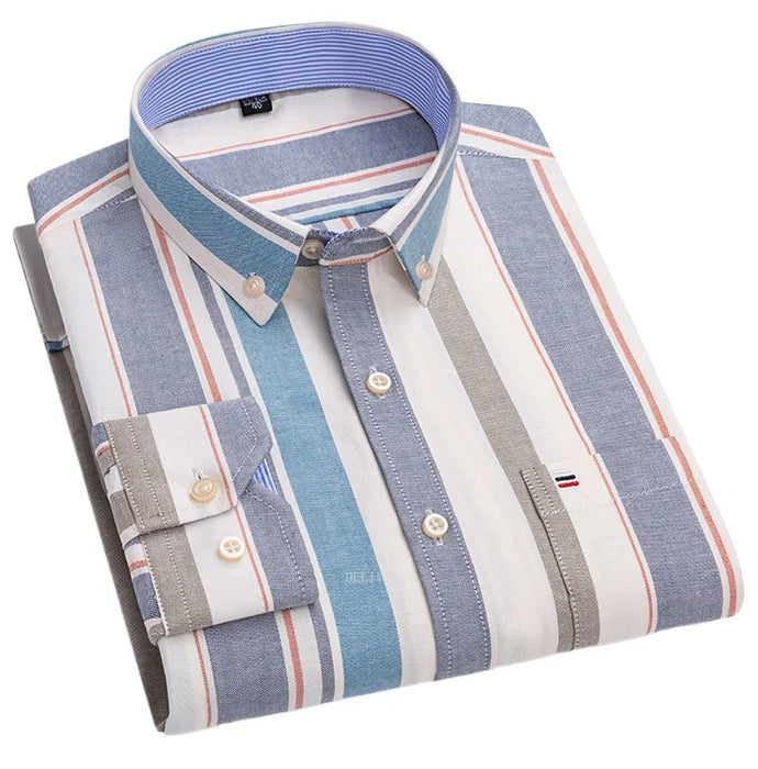 Men's 100% Cotton Smart Casual Shirt