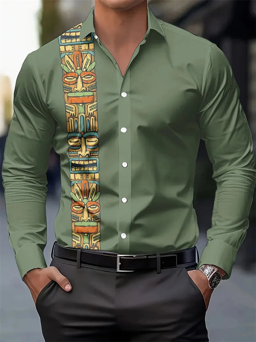 Fashion men's polka dot men's shirt