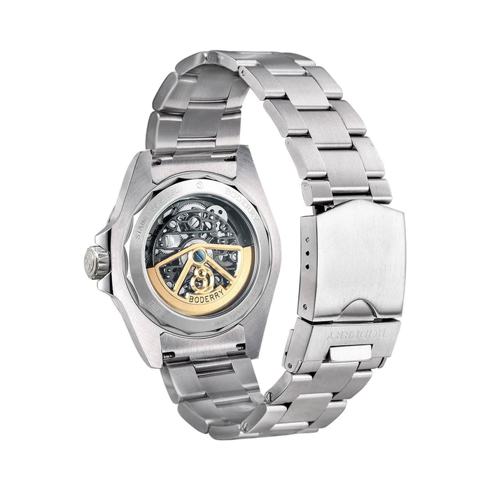 Boderry Windmill Men's Skeleton Stylish Watches