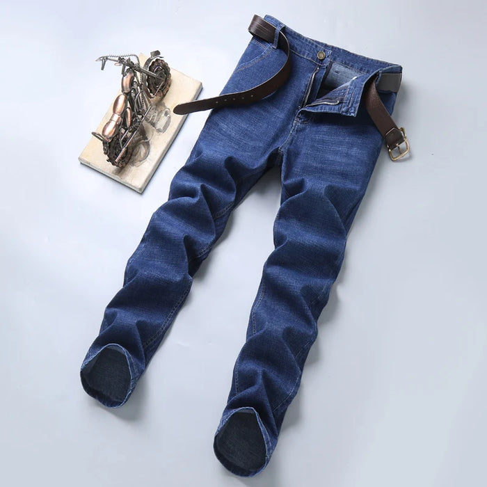 Men's New Classic Work Clothing High-quality Business Jeans
