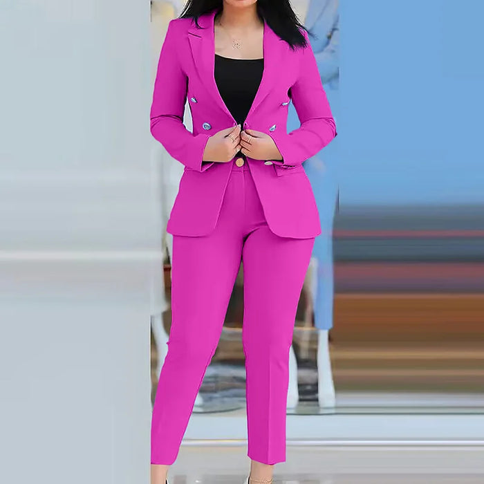 Women Two Pieces Pant Suits,