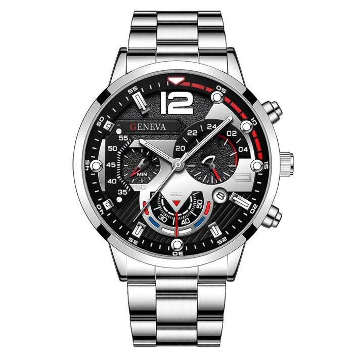 Luxury Men Watch Fashion Luminous Clock Steel Watch