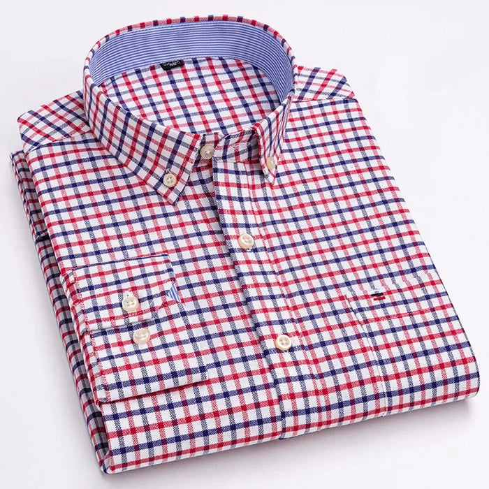 Men's 100% Cotton Smart Casual Shirt