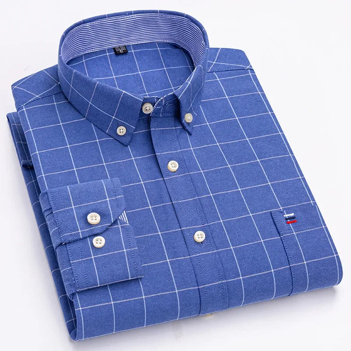 Men's 100% Cotton Smart Casual Shirt