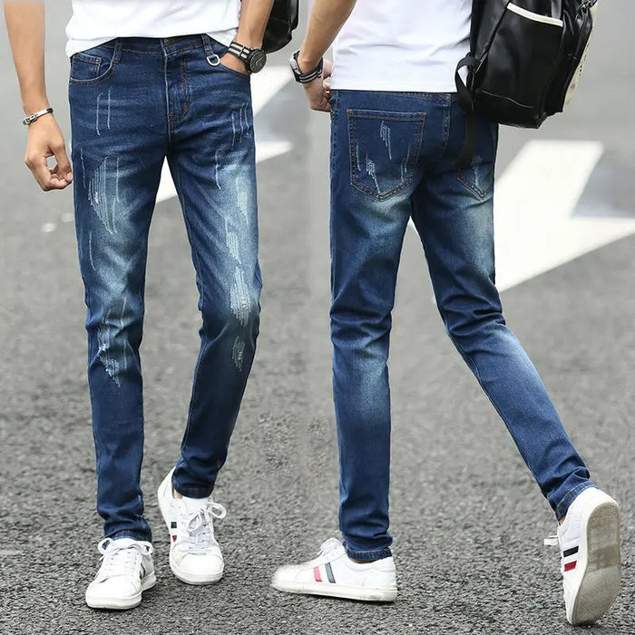 Autumn Winter Brushed Cowboy Luxury Slim Designer Clothes