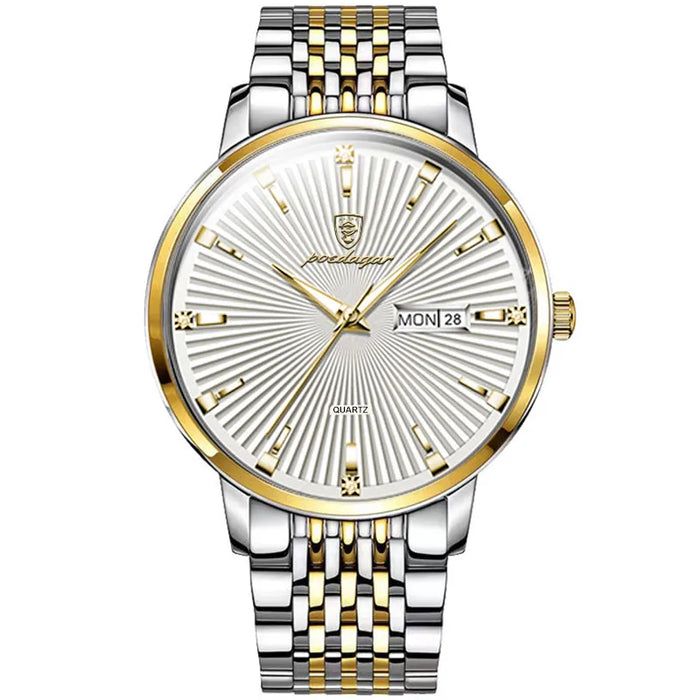POEDAGAR Fashion Business Men's Watches Waterproof L