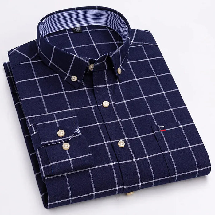 Men's 100% Cotton Smart Casual Shirt