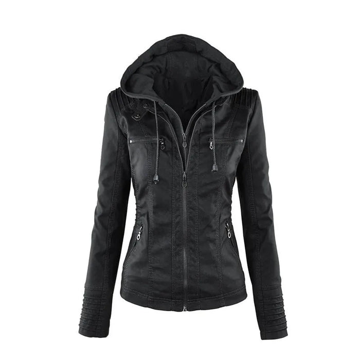 Faux Leather Jacket for Women,