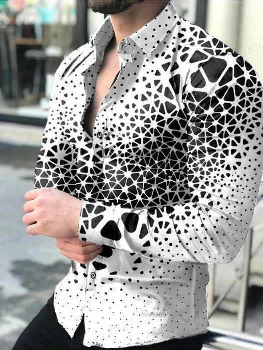 Lightning Hawaiian Shirts Floral 3d Printed Shirts Men Fashion Shirt