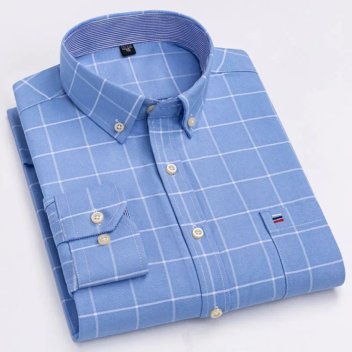 Men's 100% Cotton Smart Casual Shirt