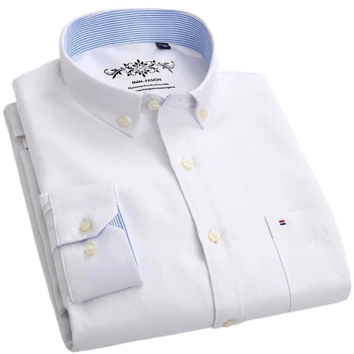 Men's 100% Cotton Smart Casual Shirt