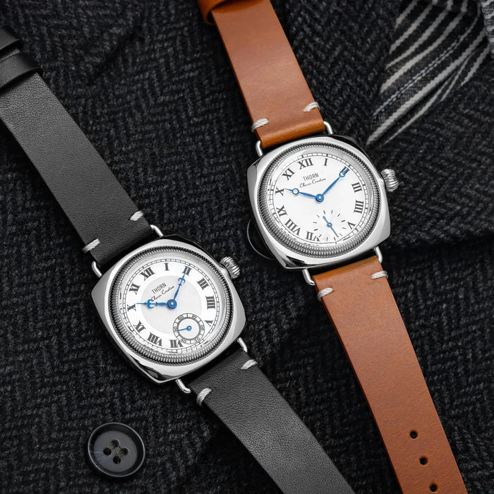 THORN  T002 Watch Tribute To Classic Oyster Style Antique Pillow Shaped Watch,