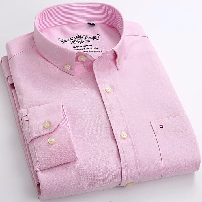Men's 100% Cotton Smart Casual Shirt