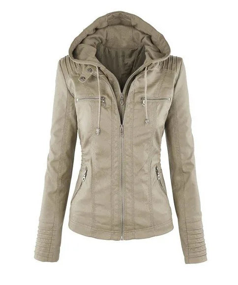 Faux Leather Jacket for Women,