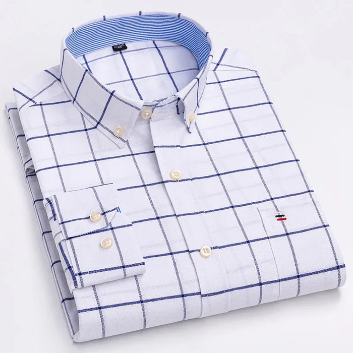Men's 100% Cotton Smart Casual Shirt