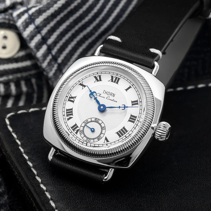 THORN  T002 Watch Tribute To Classic Oyster Style Antique Pillow Shaped Watch,